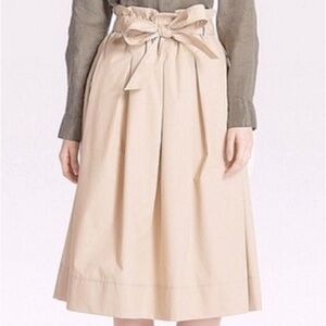H and M Paper Bag Waist Midi Skirt